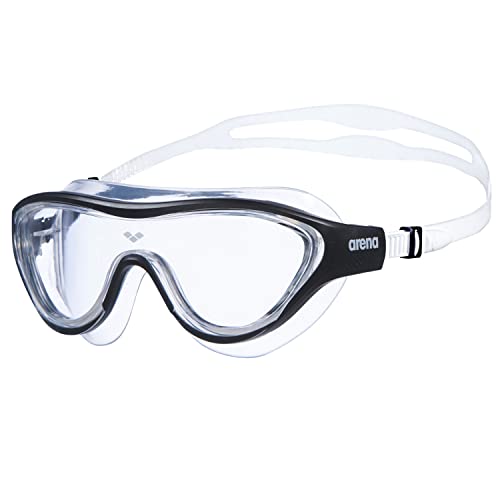 arena The One Mask Anti-Fog Schwimmmaske für Erwachsene, Schwimmmaske mit Großen Gläsern, UV-Schutz, Selbstjustierender Nasensteg, Orbit-Proof Dichtungen