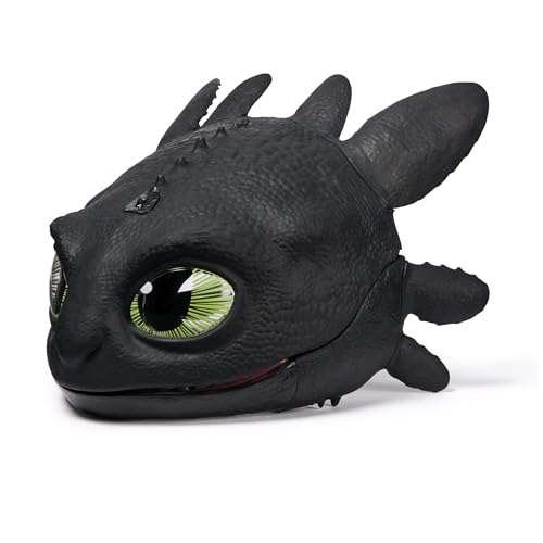 Dreamworks Dragons Interaktive Drachenmaske mit Lichtern und Sounds, inkl. Plasma-Nebel-Funktion