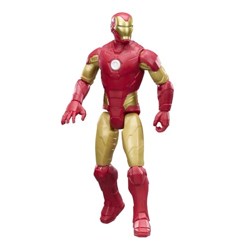 AVENGERS Marvel Avengers Titan Serie Iron Man Action-Figur, 29,2 cm mit 11 Bewegungspunkten, in Sammler-Verpackung, für Kinder ab 4 Jahren