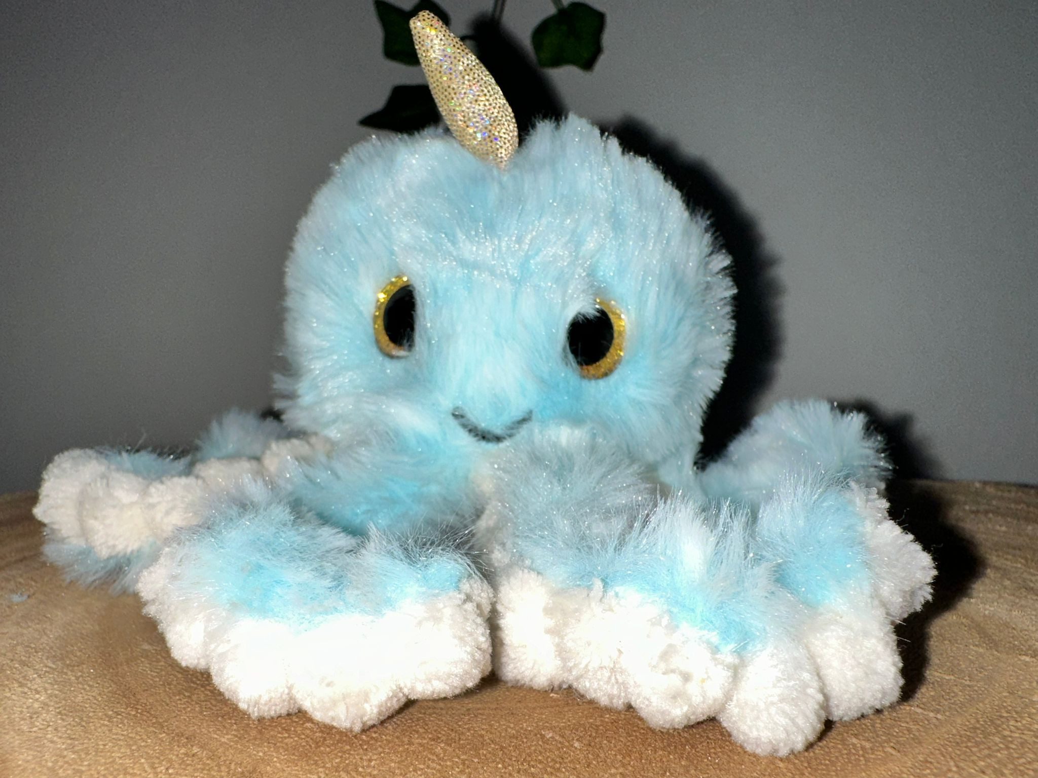 soma Kuscheltier Krake Plüsch Spielzeug Octopus Kuscheltier Krake Blau 15 cm Bagclip (1-St), Super weicher Plüsch Stofftier