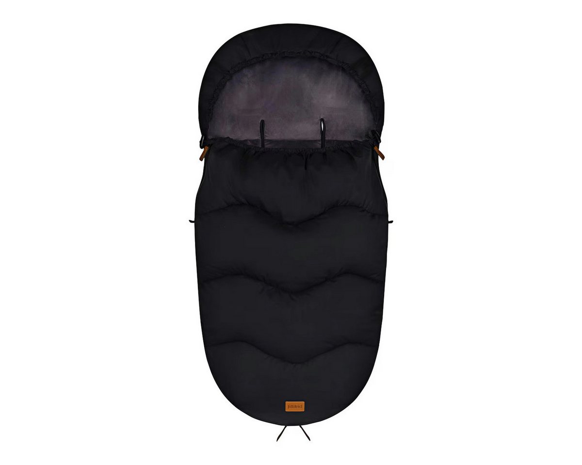 Fillikid Fußsack Ogre, wasserdichter Winterfußsack mit Mikrovelours-Innenfutter, 105 x 53 cm