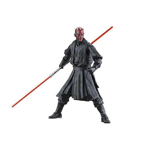 Star Wars The Black Series Darth Maul, Action-Figur 15 cm mit Doppelklingen-Lichtschwert aus "Die dunkle Bedrohung"