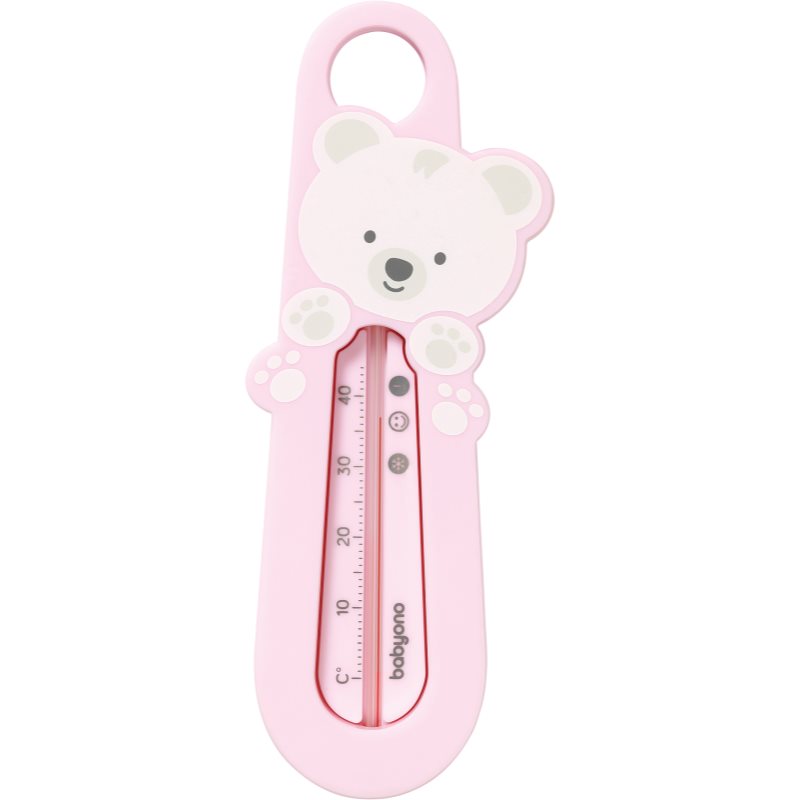 BabyOno Badethermometer Bear, leicht ablesbare Skala, schwimmend, Quecksilberfrei