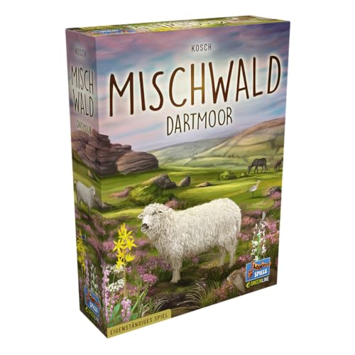 Lookout Mischwald: Dartmoor, Kartenspiel für 2-5 Spieler, Grundspiel mit strategischem Set-Collection und Geländekarten, Deutsch, ab 10 Jahren, 60 Minuten Spielzeit
