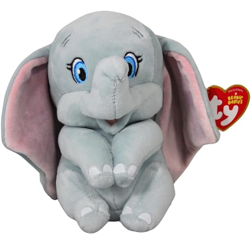 Ty Beanie Baby Dumbo der Elefant, 15,2 cm, aus superweichen, seidigen Stoffen, Hauptfigur aus dem neuen Disney-Film DUMBO