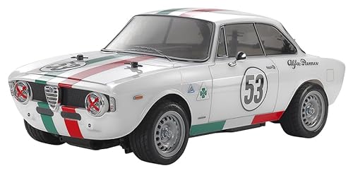 TAMIYA 58732 1:10 RC Alfa Rom. Giulia Spr. Club MB-01 - ferngesteuertes Auto, Fahrzeug, Modellbau, Zusammenbauen, Hobby, RC Bausatz, unlackiert