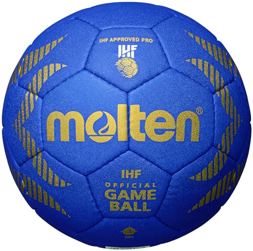 Molten Handball HA5000-B, IHF Approved Pro, optimiert für Harzgebrauch, sehr weich (schwarz)