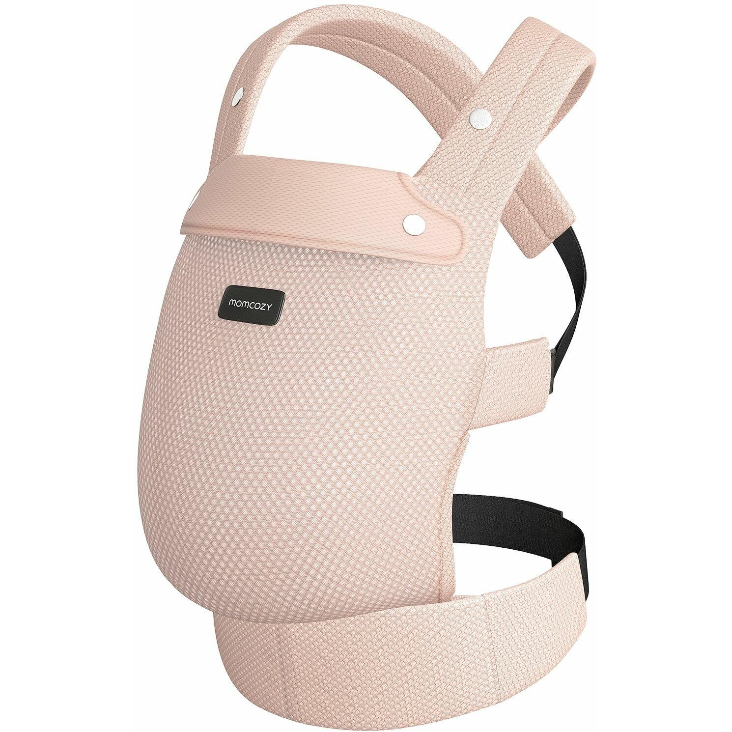 Momcozy 3-in-1 Babytrage, ergonomische Babytrage aus 100% Baumwolle mit Airmesh-Gewebe, atmungsaktiv und verstellbar für Babys von 3 bis 20 kg