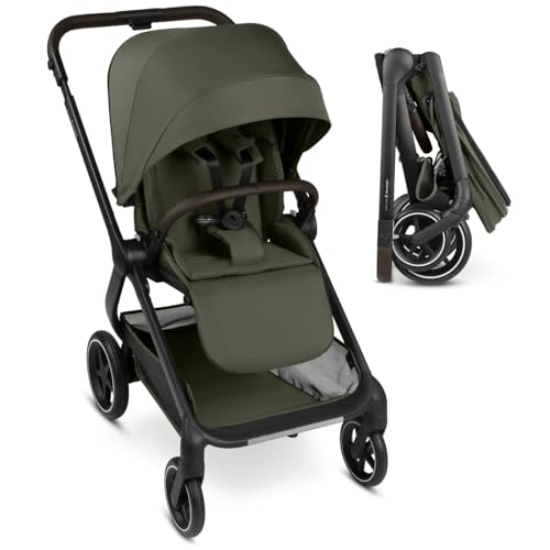 ABC Design City Life Kombikinderwagen / Buggy, leicht und wendig mit All-Terrain-Reifen, Farbe Avocado