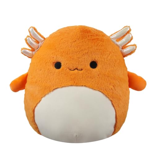 Jazwares Squishmallows - 40 cm P18 Fuzz A Mallows Plush - Nico Axolotl, Kuscheltier in Originalgröße