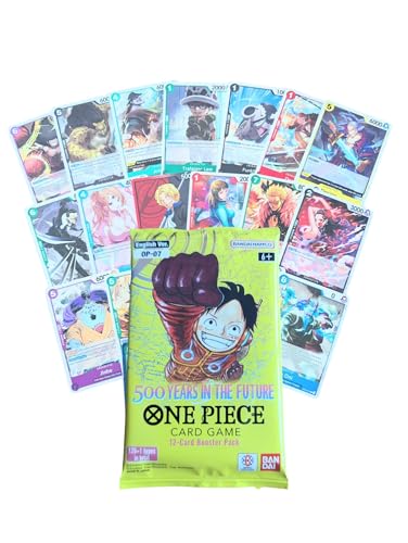 Y-Magic One Piece Card Game OP-07 OVP booster englisch! Y-Magic Sparangebot + 20 zufällige Karten/mit 5 Rare Karten (HOLO)