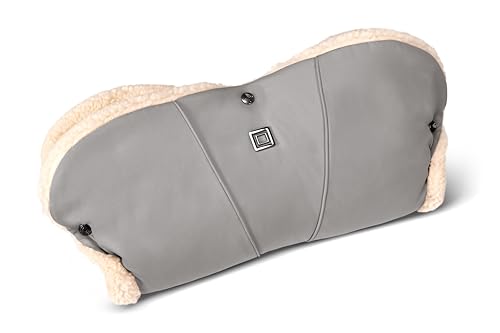 MOON Handmuff ghost, Handwärmer mit Teddyfell-Innenfutter und stylischem Design