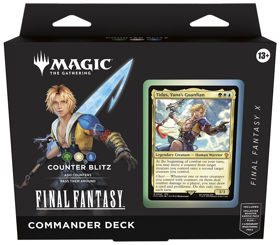Wizards of the Coast MTG Magic the Gathering Final Fantasy Commander Deck DE, 4 Decks mit 100 Karten, inkl. legendärer Karten, Sammler-Booster und Token-Karten