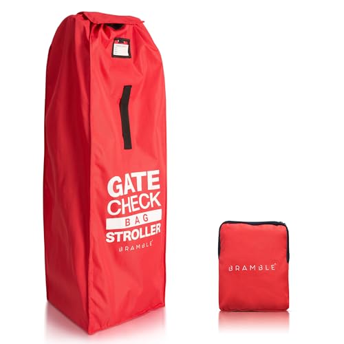 Bramble Transporttasche Kinderwagen, rot, 113 x 37 cm, aus robustem 600D Oxford-Gewebe, ideal für Reisen und Schutz bei Lagerung