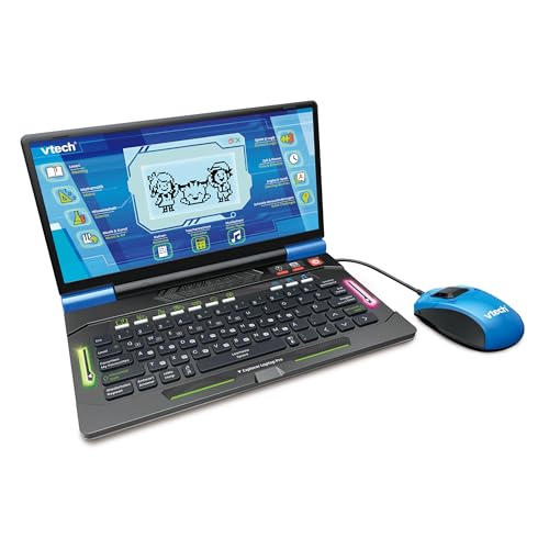 Vtech® Explorer Laptop Pro, Lerncomputer mit 164 Lernspielen, inkl. kabelgebundener Maus, für Kinder ab 6 Jahren