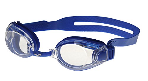 arena Zoom X-Fit Anti-Fog Schwimmbrille Unisex für Erwachsene, Schwimmbrille mit Breiten Gläsern, UV-Schutz, Selbstjustierender Nasensteg, Silikon Dichtungen