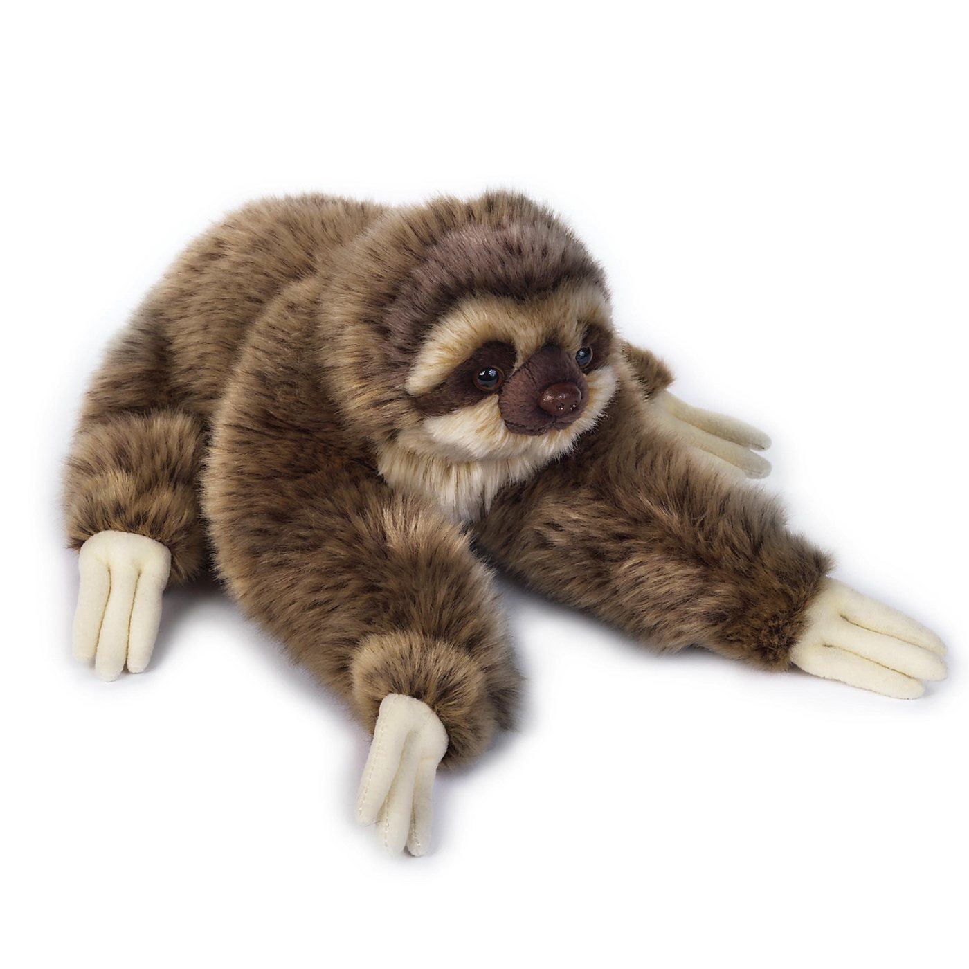 Freek Vonk x BRESSER Kuscheltier FREEK VONK x BRESSER Faultier Lukas, Plüschtier mit recycelten Materialien, Waschmaschinenfest bis 30°C, 32 cm, braun