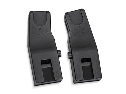 Moon Adapter für Kinderwagen GIO+, passend für Moon Kombi-Kinderwagen und Babyschalen - schwarz