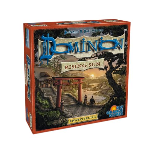 Rio Grande Games Dominion - Rising Sun, Kartenspiel mit 300 neuen Karten und separater Sammlerbox