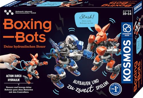 Kosmos 621162 Boxing Bots - Spielzeug Roboter für Kinder ab 10 Jahre, Hydraulik-Technik, Joystick-Steuerung