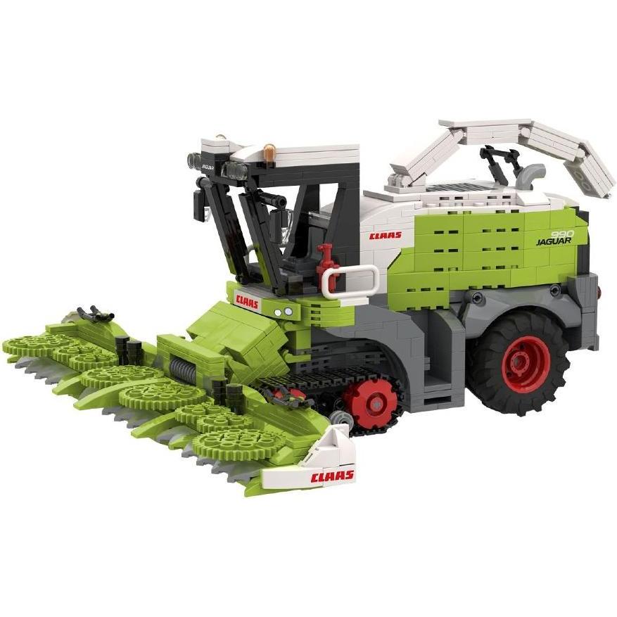 Brixies Plus CLAAS JAGUAR 990 TERRA TRAC, Klemmbaustein-Set für kreative Bauprojekte, 34 cm breit, ab 8 Jahren