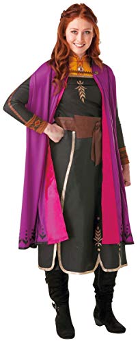 Rubie's Offizielles Disney Frozen 2, Anna Deluxe Kleid, Erwachsene Kostüm UK 8-10