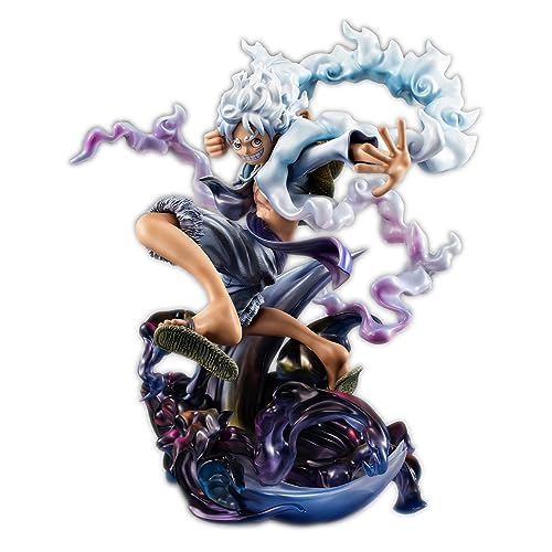 MegaHouse - One Piece WA-Maximum - Gear Five Monkey D. Luffy, Portrait of Pirates Sammelfigur, ca. 22,9 cm hoch, dynamische Modellierung, vorlackiert, offiziell lizenziert