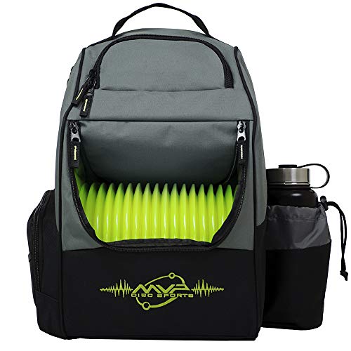 MVP Disc Sports Shuttle Bag, kompakter Discgolf-Rucksack für 12-16 Discs, leicht und strapazierfähig