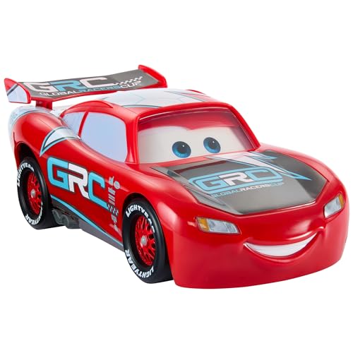 Mattel Disney Pixar Cars Hero Feature, Spielzeugauto mit interaktiven Licht- und Soundeffekten