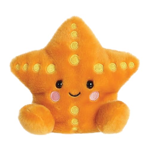 Aurora Palm Pals Treasure Starfish 5In, Soft Toy, Orange - Eco-Friendly, Recycled Materials, Collectable