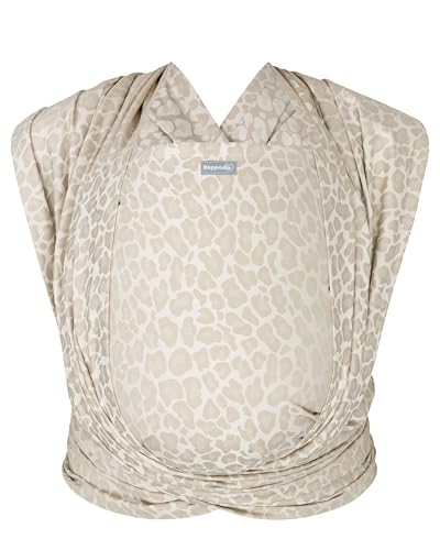 Hoppediz Kigali, gewebtes Baby-Tragetuch ab Geburt, 4,60 m, 100% Baumwolle, einfaches Binden, für alle Bindeweisen bis Größe L