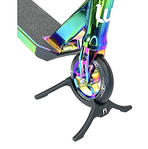 Ethic Stunt-Scooter Kinder Park/Treet Roller Ständer für 100-120mm Roleln 24mm Breit schwarz +Fantic26 Sticker