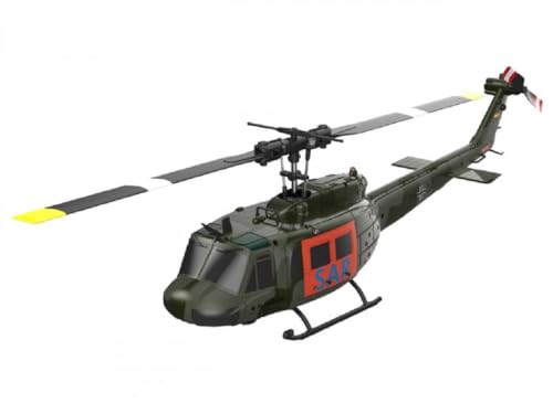 FliteZone Bell UH-1DX Helicopter (SAR) RTF, ferngesteuerter Hubschrauber mit Brushless Motor und Auto-Start-/Landefunktion