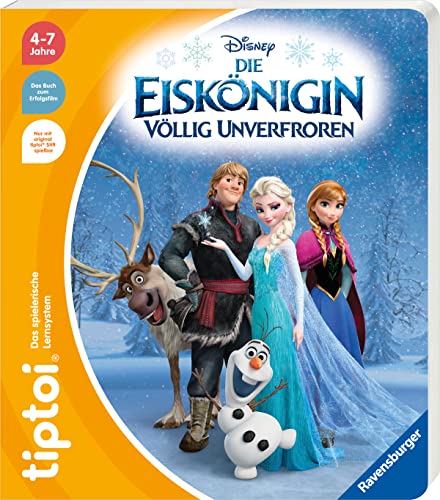 Ravensburger tiptoi® Buch - Die Eiskönigin - Völlig Unverfroren, interaktives Lernen mit Anna und Elsa