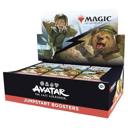 Wizards of the Coast Magic: The Gathering | Avatar: The Last Airbender Jumpstart Booster Display, 24 Booster-Packs mit 20 Karten für individuelles 40-Karten-Deck, ab 13 Jahren, englisch
