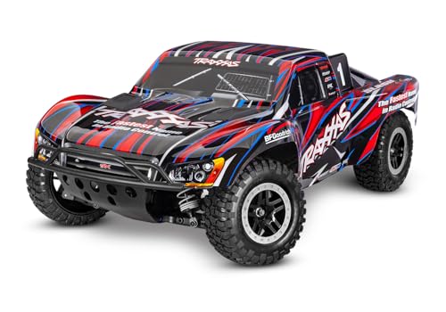 Traxxas Slash 4X4 VXL HD, Ferngesteuertes Auto mit Velineon VXL-3S Brushless Power System, komplett montiert und bereit zum Rennen