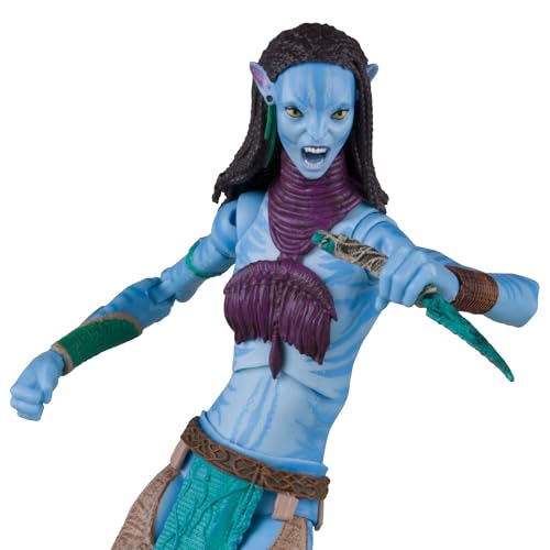 McFarlane Avatar: Fire and Ash Actionfigur Neytiri (Omatikaya Warrior), 18 cm, detailreiche Sammelfigur mit Zubehör und Base