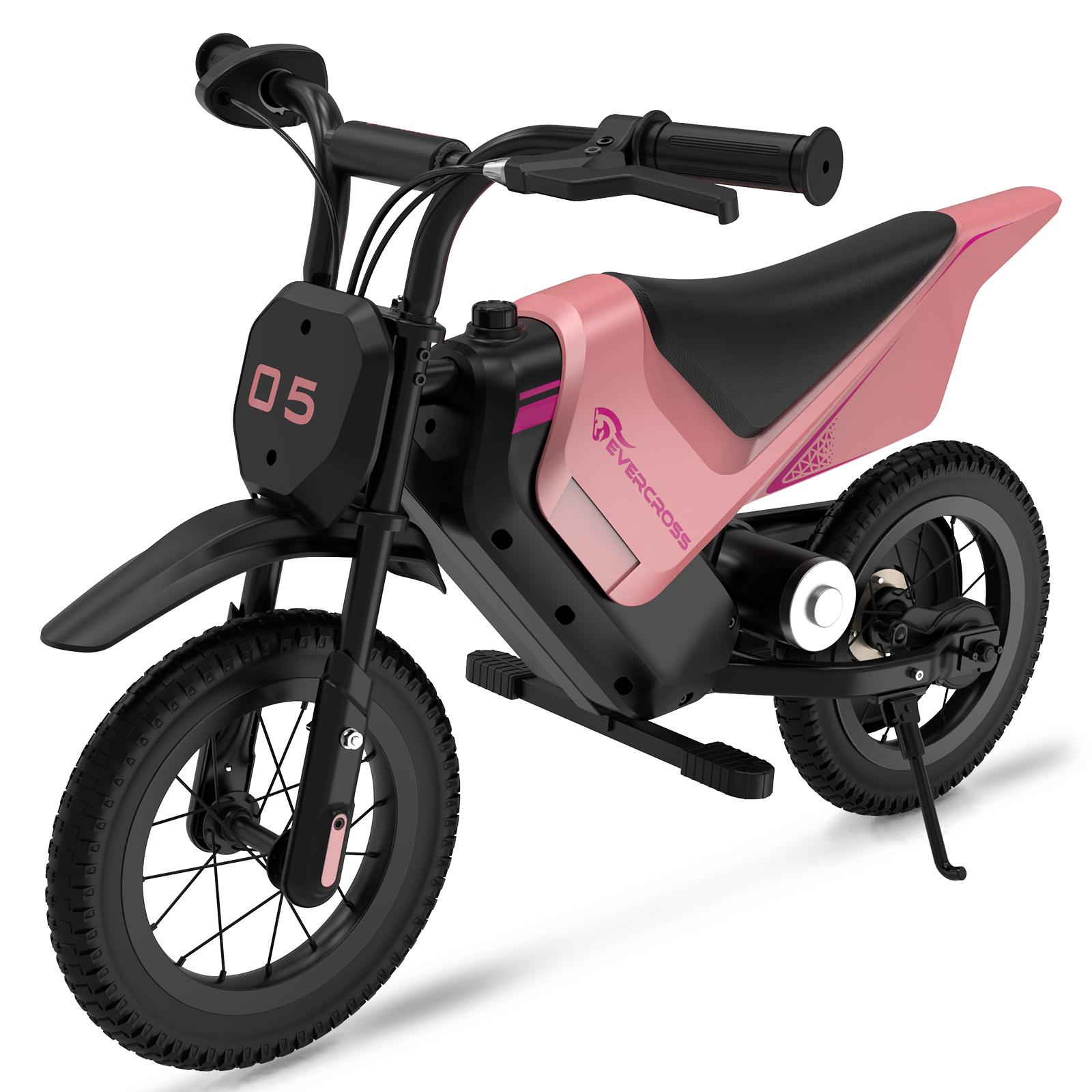 EVERCROSS TECH EV05M, Elektromotorrad für Kinder mit 150-Watt-Motor, 8/16 KMH Geschwindigkeitsmodi und 10 KM Reichweite
