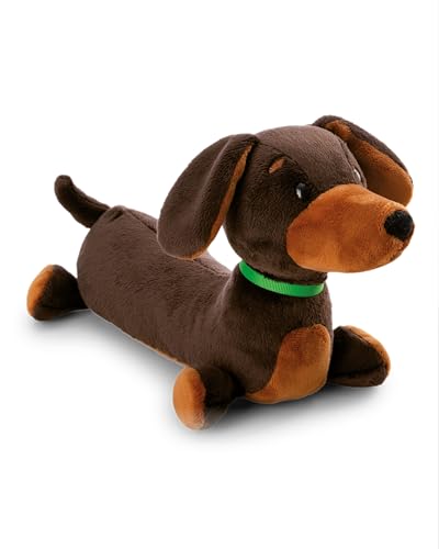 NICI Kuscheltier Dackel 27cm, braun - Weiches Plüschtier mit treuem Blick, ideal zum Kuscheln und Spielen, perfektes Geschenk für Kinder und Erwachsene - 61897