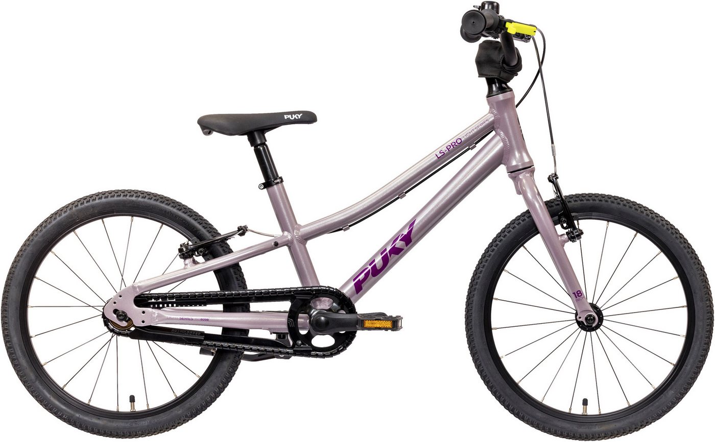 Puky LS-PRO 18, Kinderfahrrad mit ergonomischem Design für müheloses Fahren