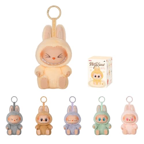 POP MART The Monsters - Have a Seat, Vinyl Plush Blind Box Figur, zufälliges Design, 15 cm hoch, hochwertiges Material, ideales Geschenk