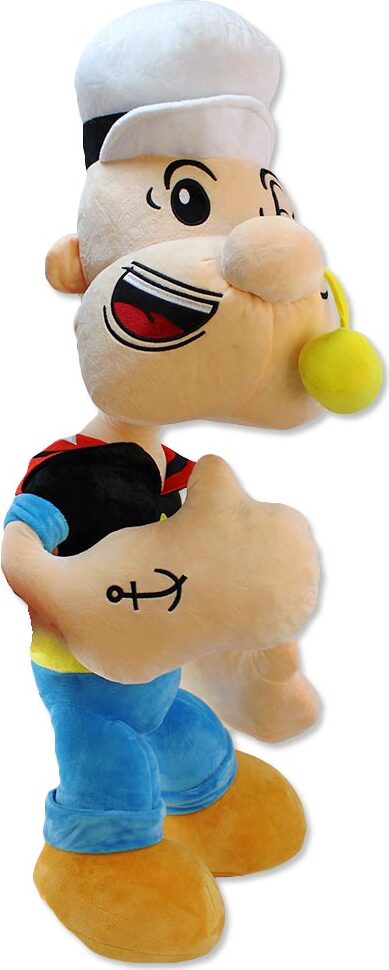 BEMIRO Popeye XXL Plüschtier, ca. 80 cm, Warner Bros Lizenz