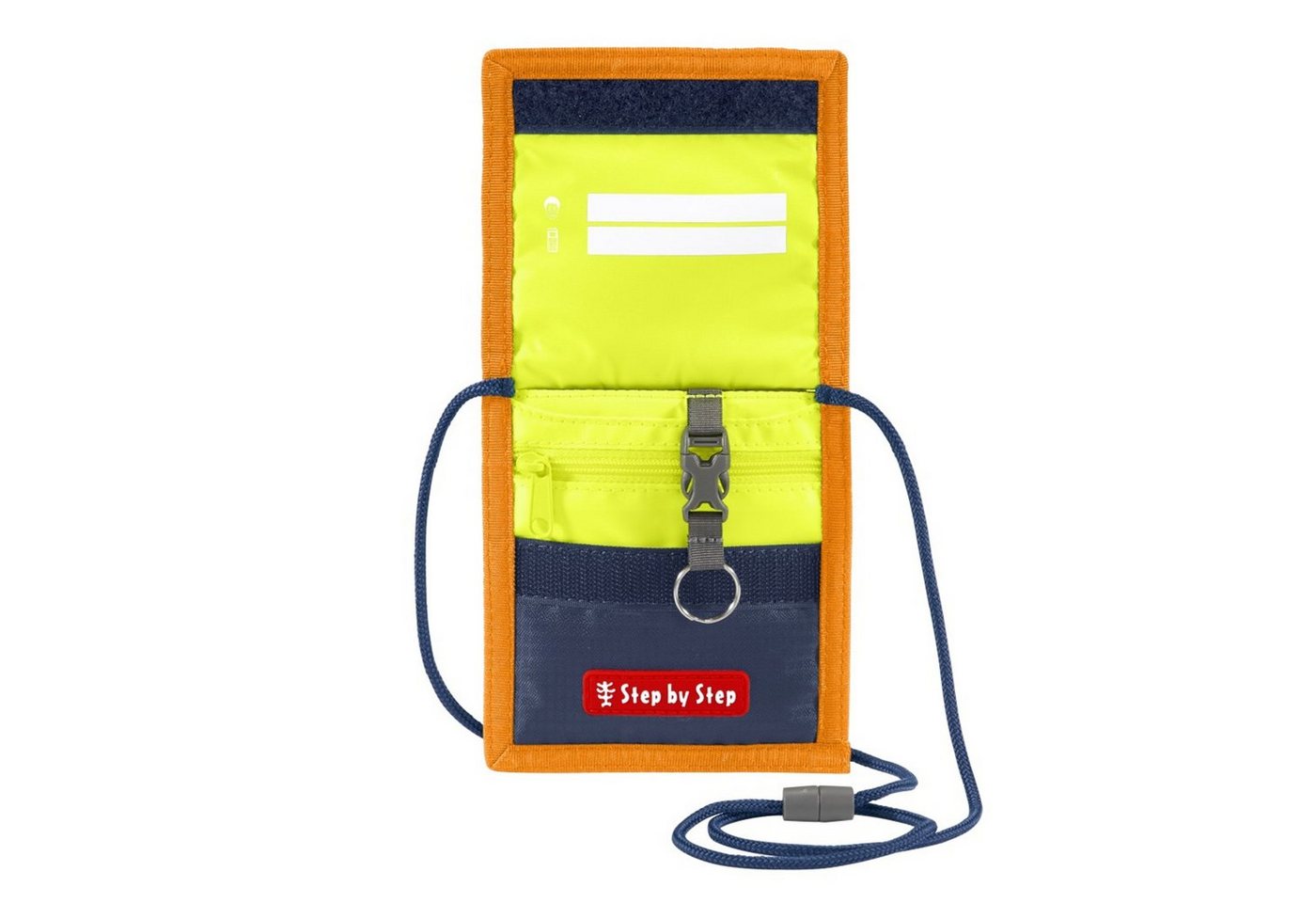 Step by Step Brustbeutel mit Fensterfach, Kleingeldfach (1-tlg) - Kinder-Brustbeutel mit praktischen Fächern und All-over-Print