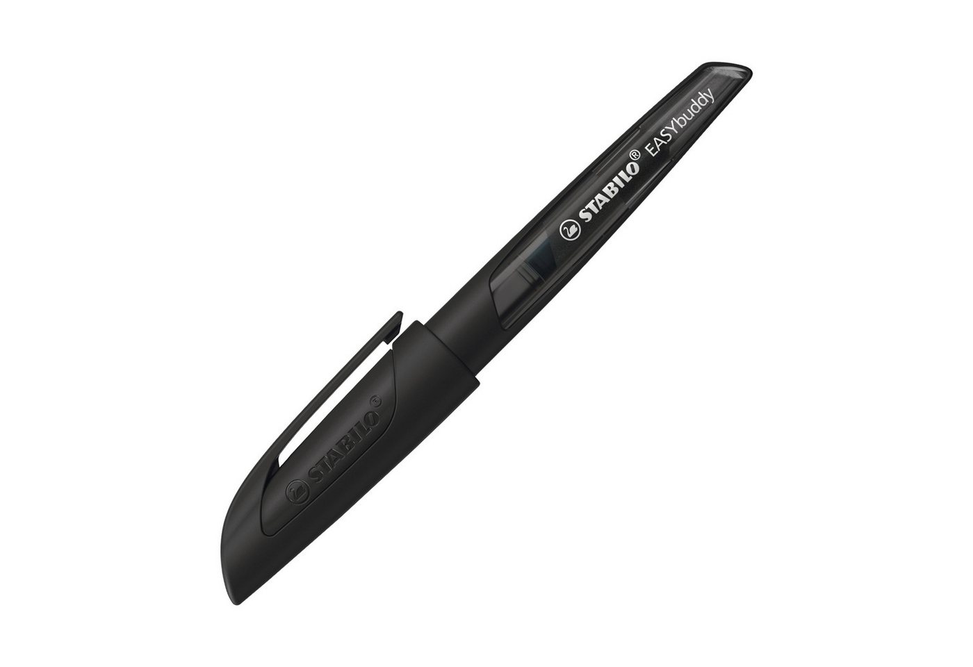 STABILO Füller EASYbuddy ergonomischer Schulfüller - Feder L - Linkshänder - schwarz