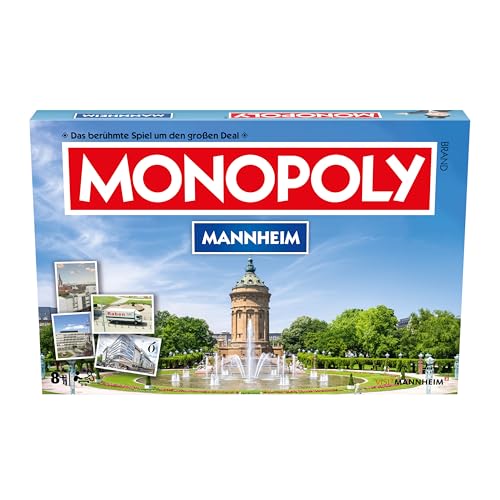 Monopoly Mannheim Brettspiel, ab 8 Jahren, Deutsch