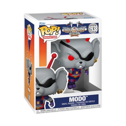 Funko Pop! Animation: Biker Mice from Mars - Modo - 9,5 cm Vinyl-Sammelfigur aus hochwertigem Vinyl - Offizielle Handelswaren für Sammler und Fans - Geschenkidee für Kinder und Erwachsene