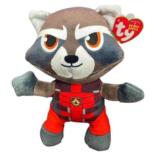TY Beanie Baby Rocket, weiches Kuscheltier, Comic-Figur, ca. 15,2 cm hoch