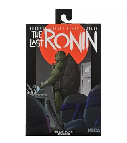 NECA Teenage Mutant Ninja Turtles The Last Ronin Actionfigur, 7 Zoll, kampfbeschädigt mit Zubehör