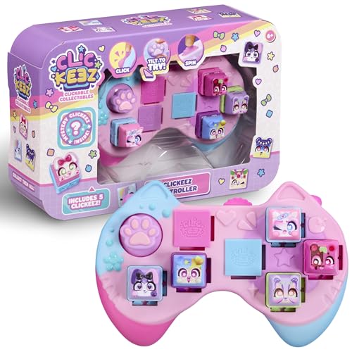 Goliath Toys Clickeez Controller, Fidget- und Fingerspielset mit 5 Clickeez Figuren und klickendem Fidget-Mechanismus