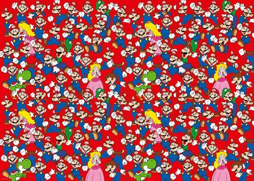 Ravensburger Puzzle 12000504 - Super Mario Challenge - 1000 Teile Puzzle für Erwachsene und Kinder ab 14 Jahren, Geschenk für Fans von Super Mario, reflexfreies Puzzlebild, recycelte Pappe